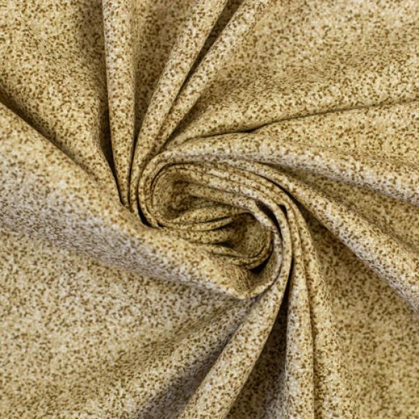 Baumwolle Glitter-Optik Beige von Swafing